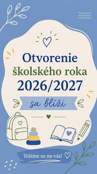 Informácie k začiatku školského roka 2026/2027 v SPŠ Stará Turá